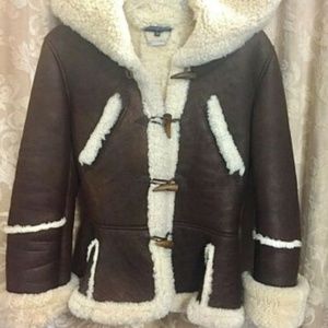 Alexander McQueen Peplum Shearling Coat 44 6
